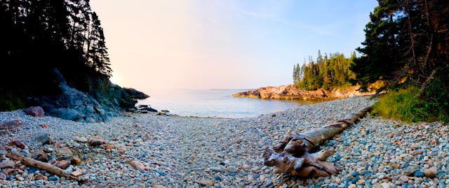 Acadia National Park, Little Hunter's Beach at Sunrise.